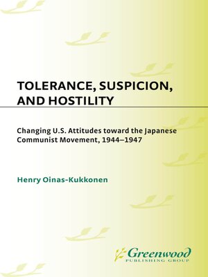 cover image of Tolerance, Suspicion, and Hostility